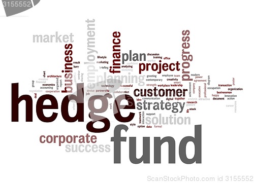 Image of Hedge fund word cloud