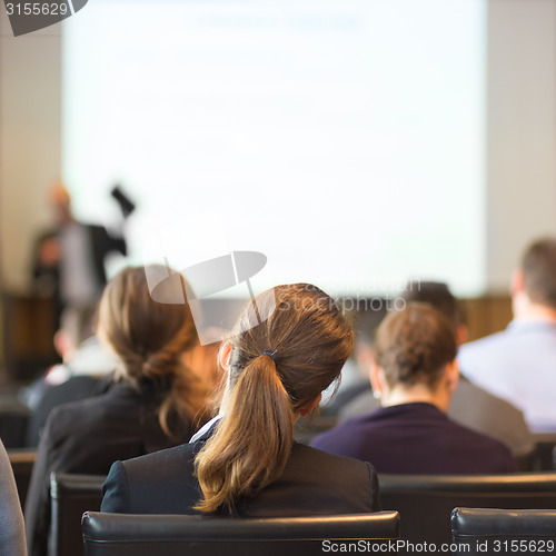 Image of Audience in the lecture hall.
