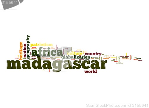 Image of Madagascar word cloud