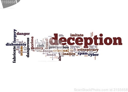 Image of Deception word cloud
