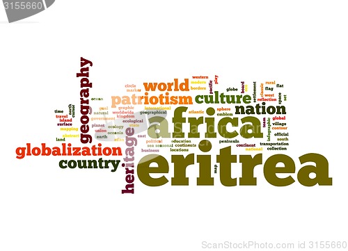 Image of Eritrea word cloud
