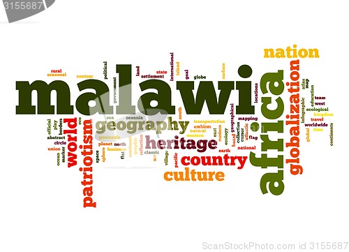 Image of Malawi word cloud