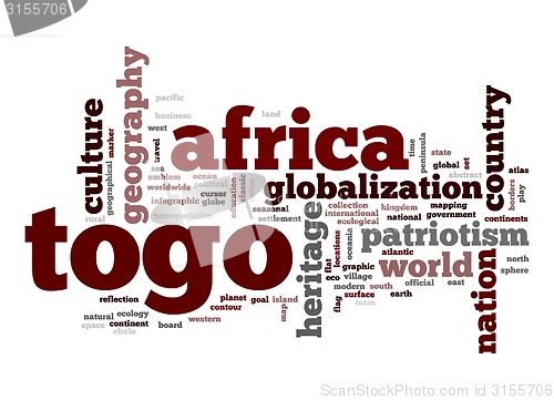 Image of Togo word cloud