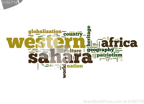 Image of Western Sahara word cloud