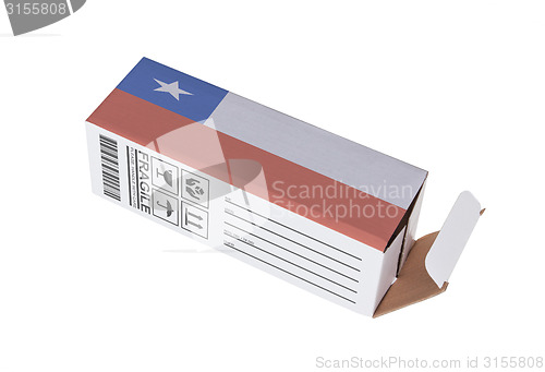 Image of Concept of export - Product of Chile