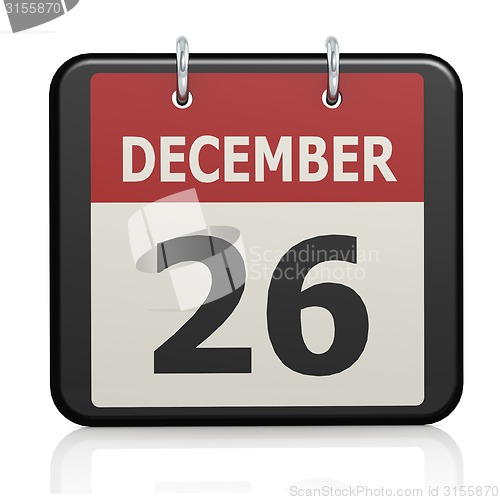 Image of December 26, Boxing Day calendar