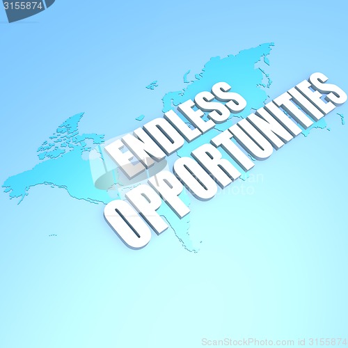 Image of Endless opportunities world map