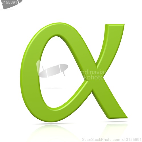 Image of Green alpha