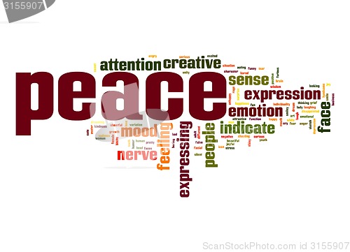 Image of Peace word cloud