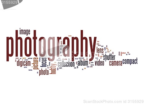 Image of Photography word cloud