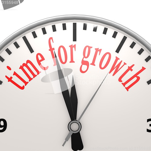 Image of Time for growth clock