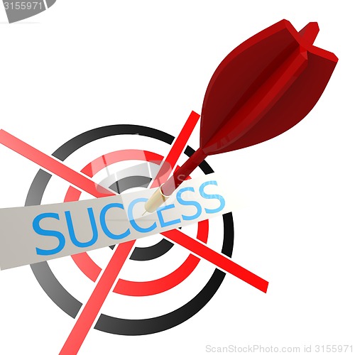Image of Success dart and board