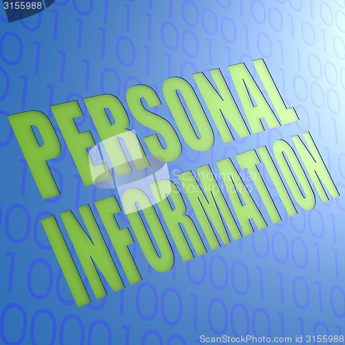 Image of Personal information