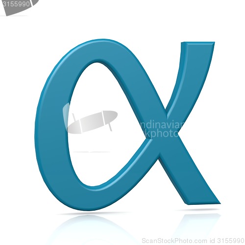 Image of Blue alpha