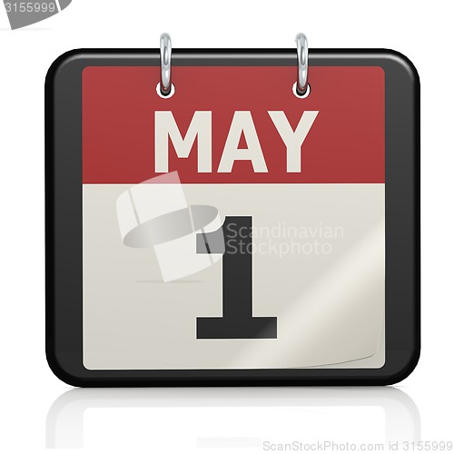 Image of May 1, Labour day calendar