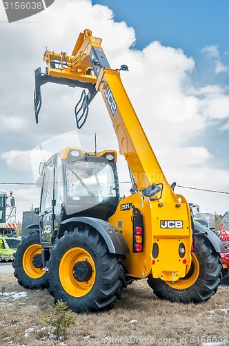 Image of Agriculture wheel loader. Tyumen. Russia