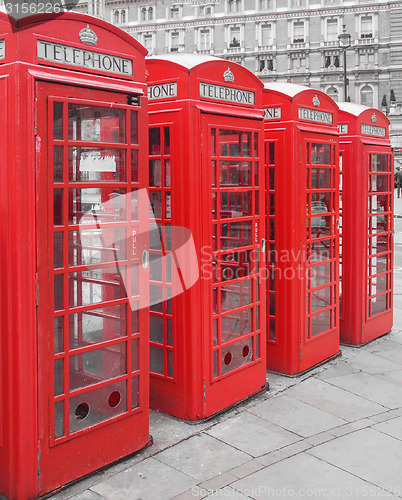 Image of London telephone box