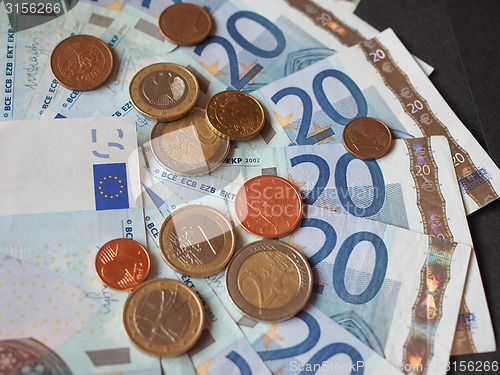 Image of Euro bank notes
