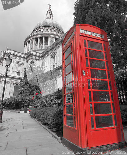 Image of London telephone box