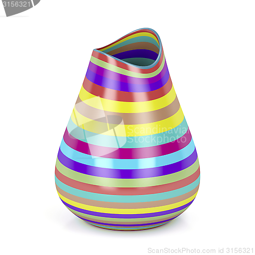 Image of Striped vase