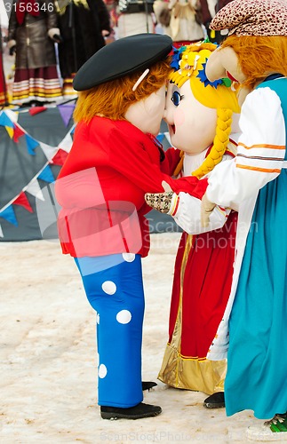 Image of Dolls embrace