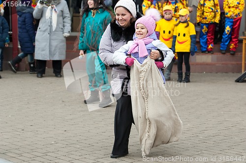 Image of Sack run competition