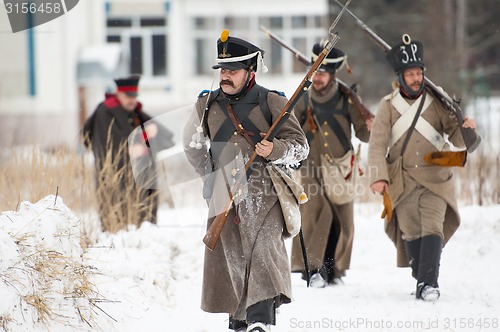 Image of Hiking squad walking