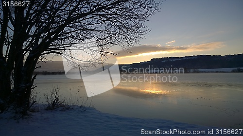 Image of Winter sunset