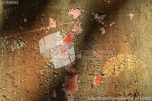 Image of Industrial worn metal closeup photo