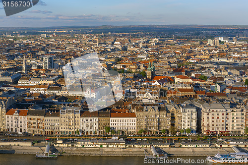 Image of Aerial view of a city