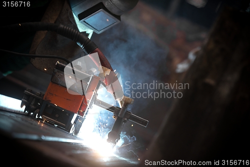 Image of Electricity distribution hall in metal industry