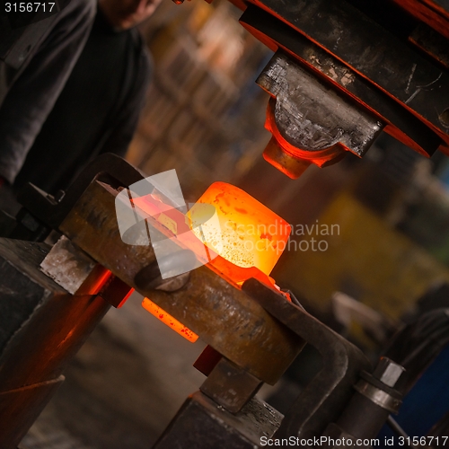 Image of Hot iron in smeltery