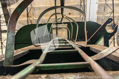 Image of Ladder in industrial interior