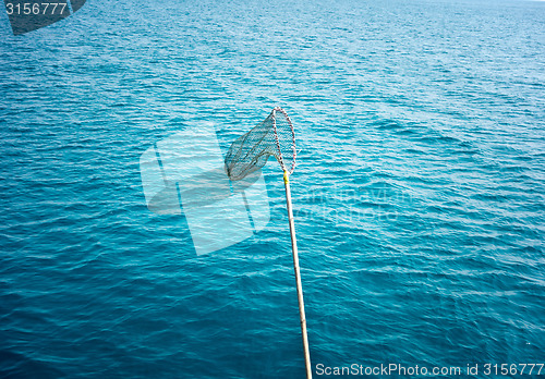 Image of fishing landing net