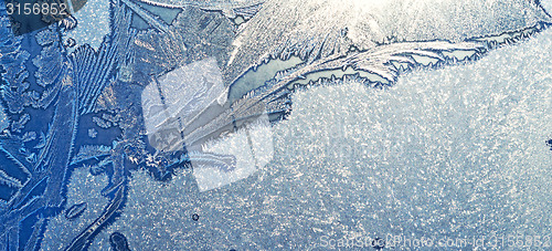 Image of ice pattern