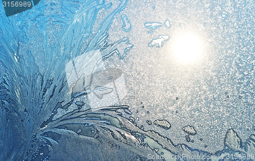 Image of ice pattern
