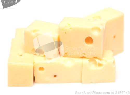 Image of cheese cubes