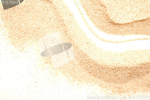 Image of white sand