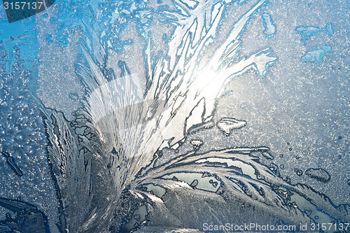 Image of ice pattern