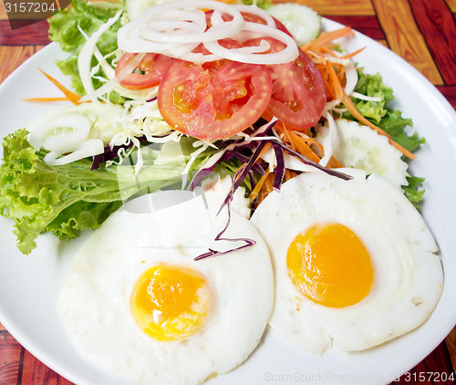 Image of fried eggs