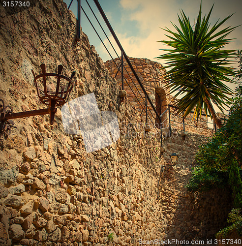 Image of Tossa de Mar, Catalonia, Spain, 23/06/2013, the territory of a m