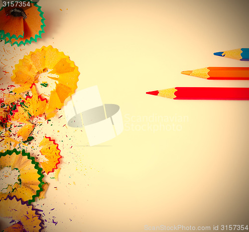 Image of pencils and shavings