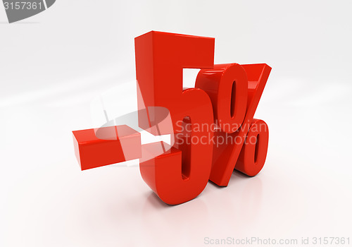 Image of 3D 5 percent