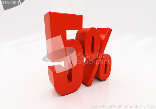 Image of 3D 5 percent