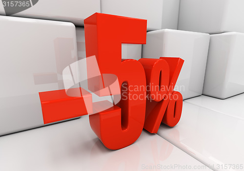 Image of 3D 5 percent