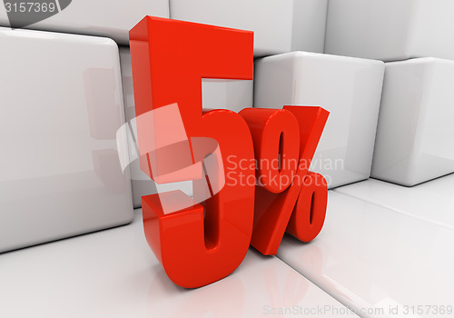 Image of 3D 5 percent