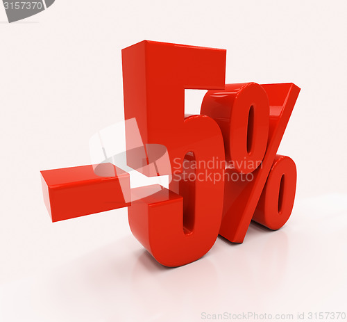 Image of 3D 5 percent