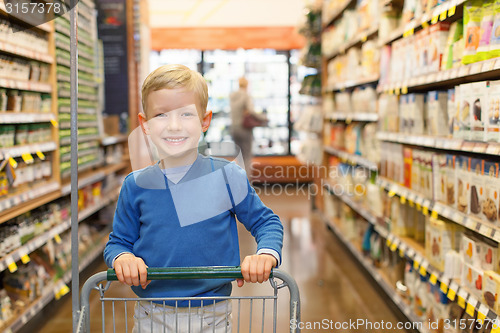 Image of child shopping