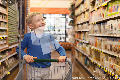 Image of child shopping