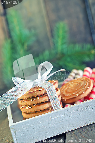 Image of biscuit sticks and cookies